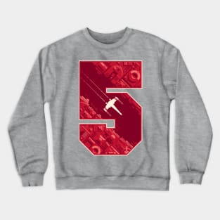 Red Five Crewneck Sweatshirt